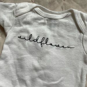 Wildflower onesie